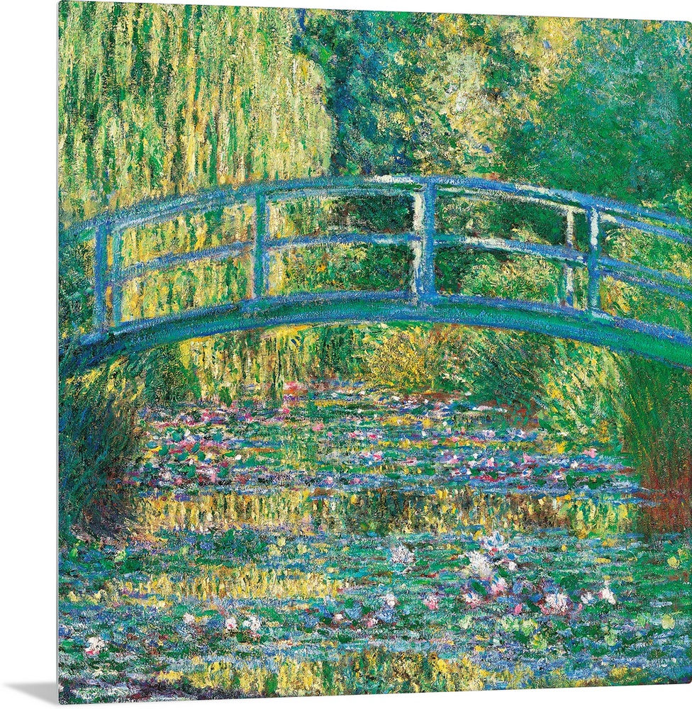 The Waterlily Pond Green Harmony, by Claude Monet, 1899, 19th Century, oil on canvas, cm 89 x 93,5 - France, Ile de France...