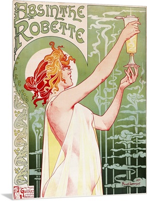 Absinthe Robette Poster By Henri Privat-Livemont