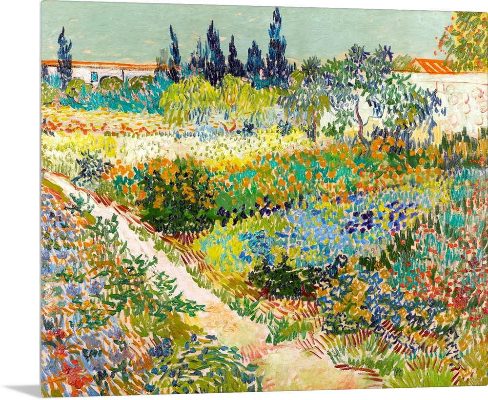 Vincent van Gogh (Dutch, 1853-1890), Garden at Arles, July 1888, oil on canvas, 82.8 x 102 cm (32.6 x 40.2 in), Gemeentemu...