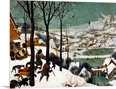 Hunters In The Snow (Winter) By Pieter Brueghel The Elder