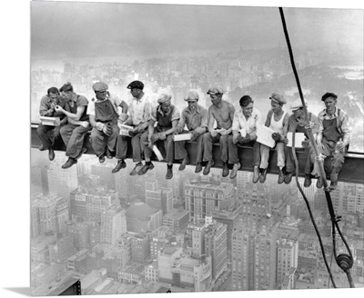 Lunch atop a skyscraper