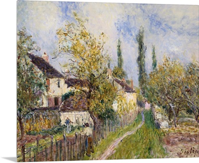 Painting Of The French Countryside By Alfred Sisley