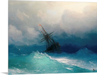 Ship On Stormy Seas