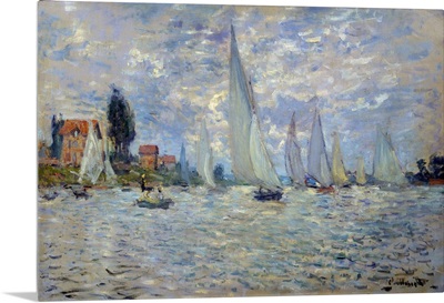 The Boats Or Regatta At Argenteuil
