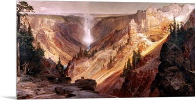 The Grand Canyon Of The Yellowstone By Thomas Moran