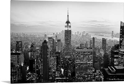 View of New York city.