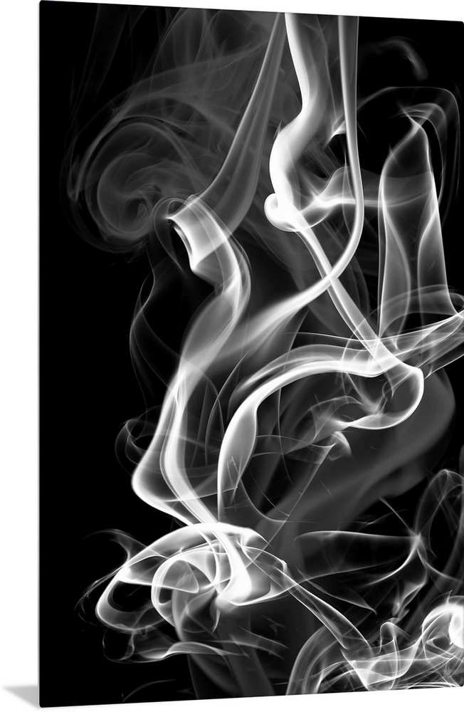 Black Smoke Abstract