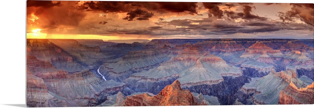 USA, Arizona, Grand Canyon National Park (South Rim), Colorado River from Mohave Point