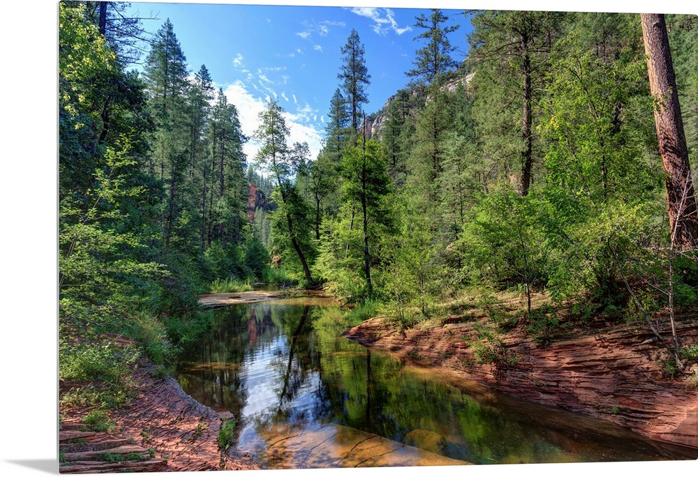 USA, Arizona, Sedona, Oak Creek Canyon, West Fork Trail