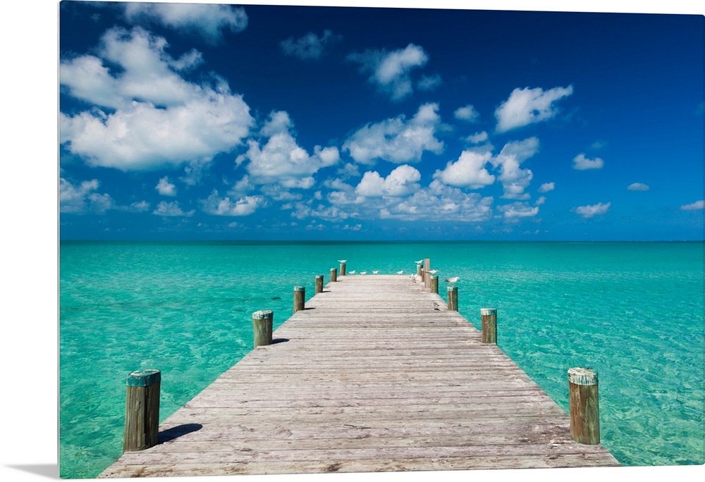 Bahamas, Eleuthera Island, Tarpum Bay, town pier