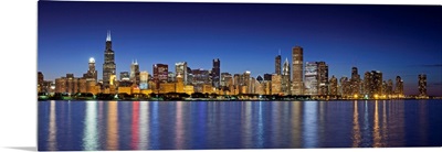 Chicago Skyline, Illinois, Usa