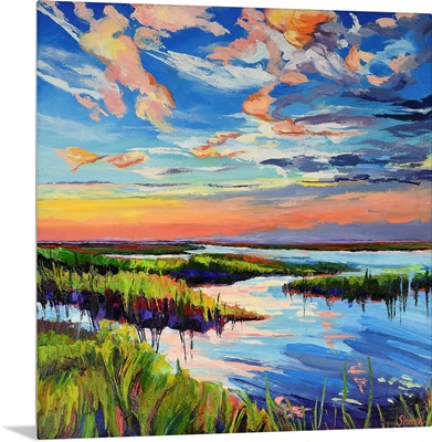 Sunrise On The Marsh