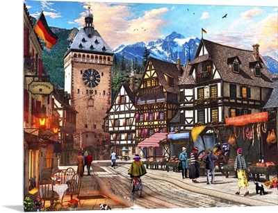 German Market Town