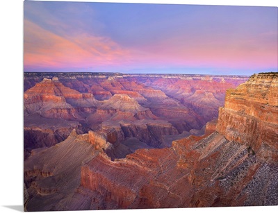 Grand Canyon as seen from Mohave Point at sunset Grand Canyon National Park Arizona