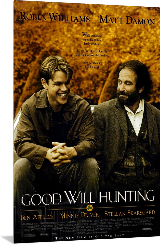 Good, if predictable, first effort from screenwriting actors Damon and Affleck. Troubled, young Will Hunting (Damon) is a ...