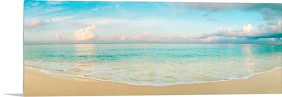 Waves on the beach Seven Mile Beach Grand Cayman Cayman Islands