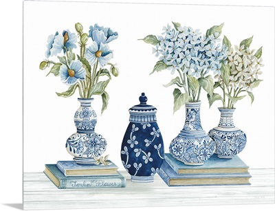 Delft Blue Floral I