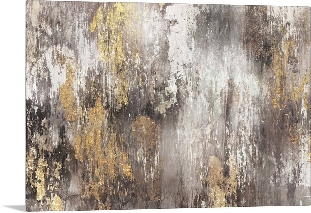 Contemporary abstract home decor artwork using distressed colors and tones to create depth.