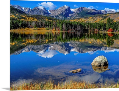 Autumn Mirror at Sprague Lake in Rocky Mountain National Park