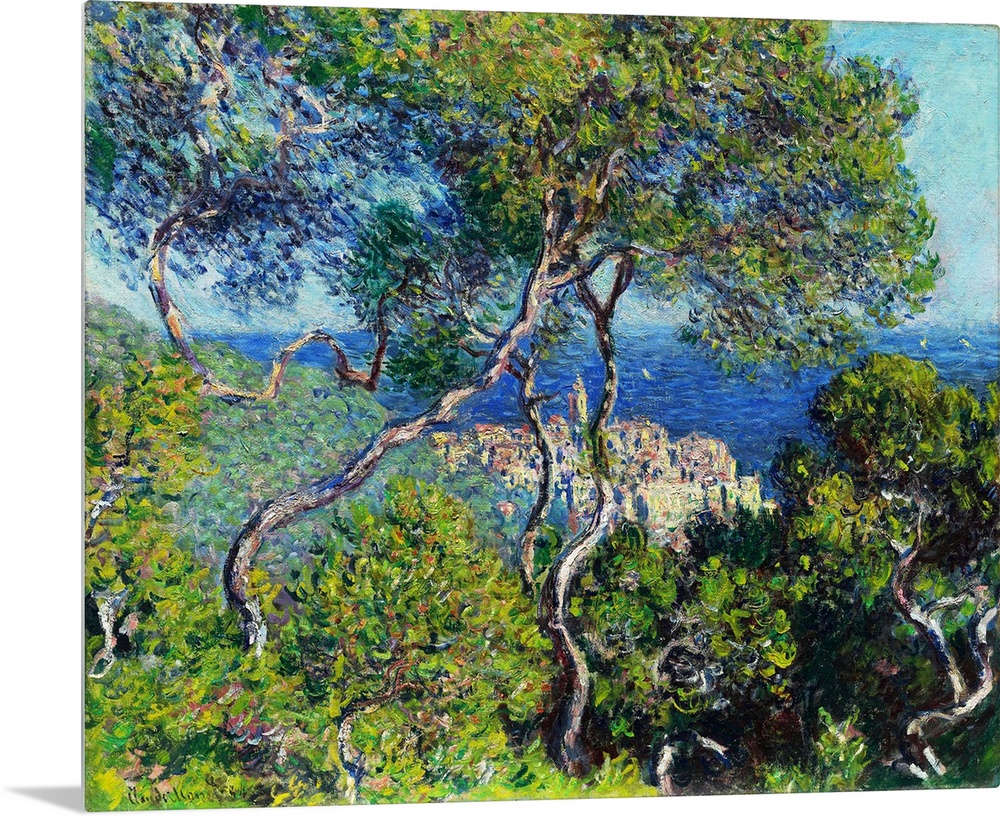 Early in 1884, Claude Monet traveled to Bordighera, a town on the Italian Riviera, close to the border between Italy and F...