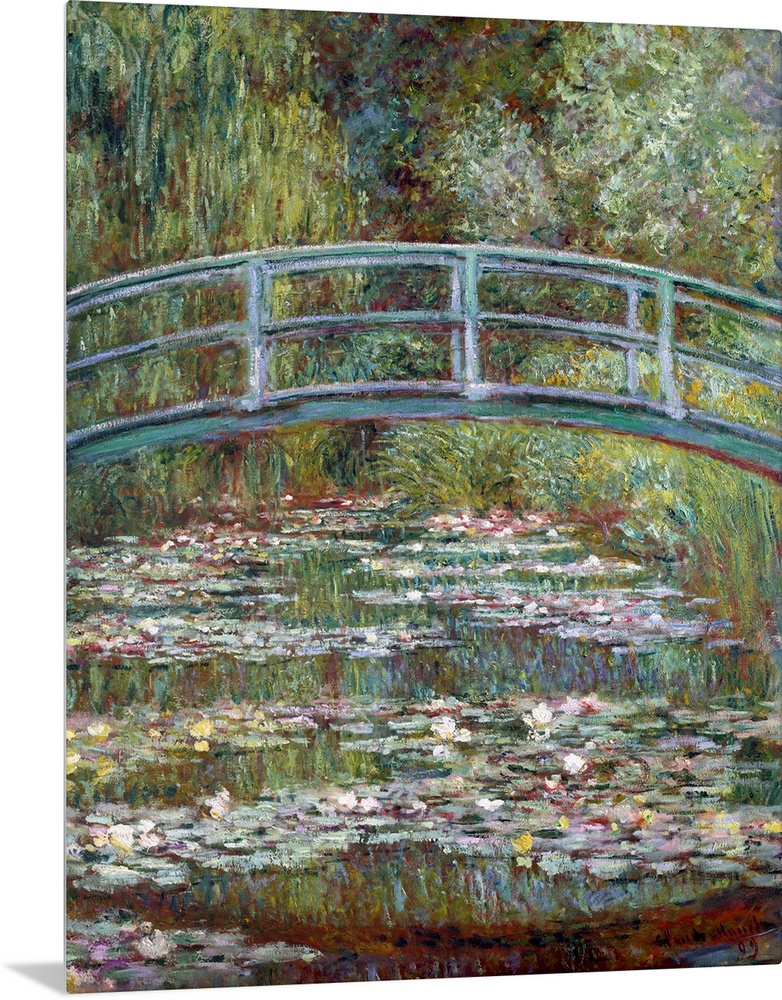 In 1893, Monet, a passionate horticulturist, purchased land with a pond near his property in Giverny, intending to build s...