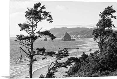 Cannon Beach Black and White, Oregon