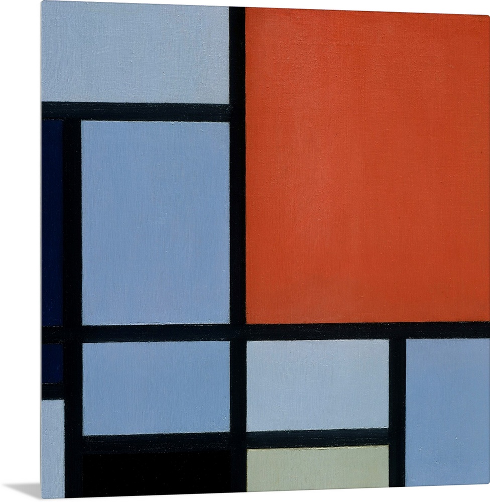 This is an early example of the geometric mode of painting that Mondrian called Neo-Plasticism. For Mondrian, Neo-Plastici...