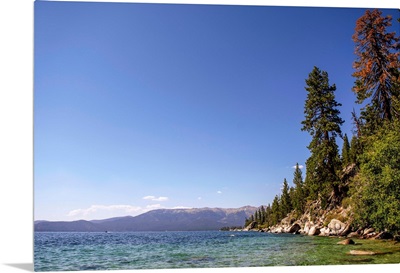 East Side Of Lake Tahoe, California And Nevada