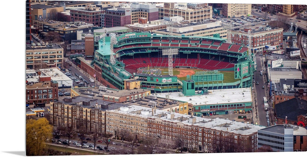 View of Boston's Fenway Park.