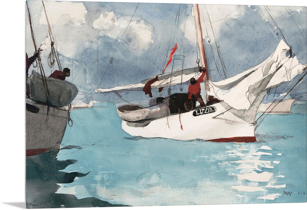 Few of Homer's watercolors rival this one for its effects of simmering sunlight and steamy atmosphere, achieved through th...