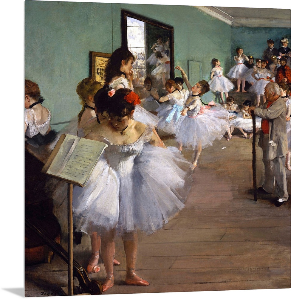 This work and its variant in the Musee d'Orsay, Paris, represent the most ambitious paintings Degas devoted to the theme o...