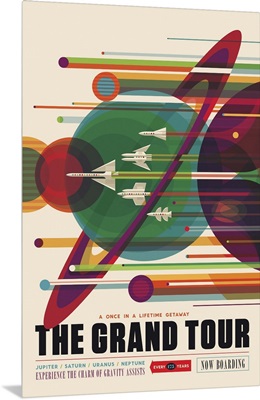 The Grand Tour - JPL Travel Poster