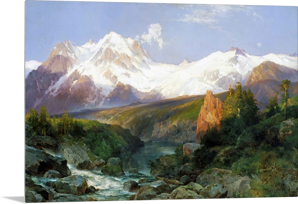 As Albert Bierstadt claimed the Rocky Mountains and the Sierra Nevada for his art, so Moran made the Yellowstone region an...