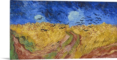 Wheatfield With Crows