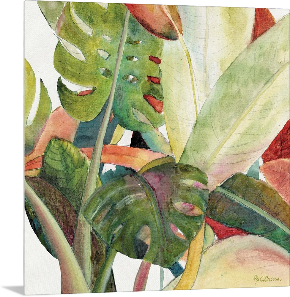 Tropical Lush Garden Square I