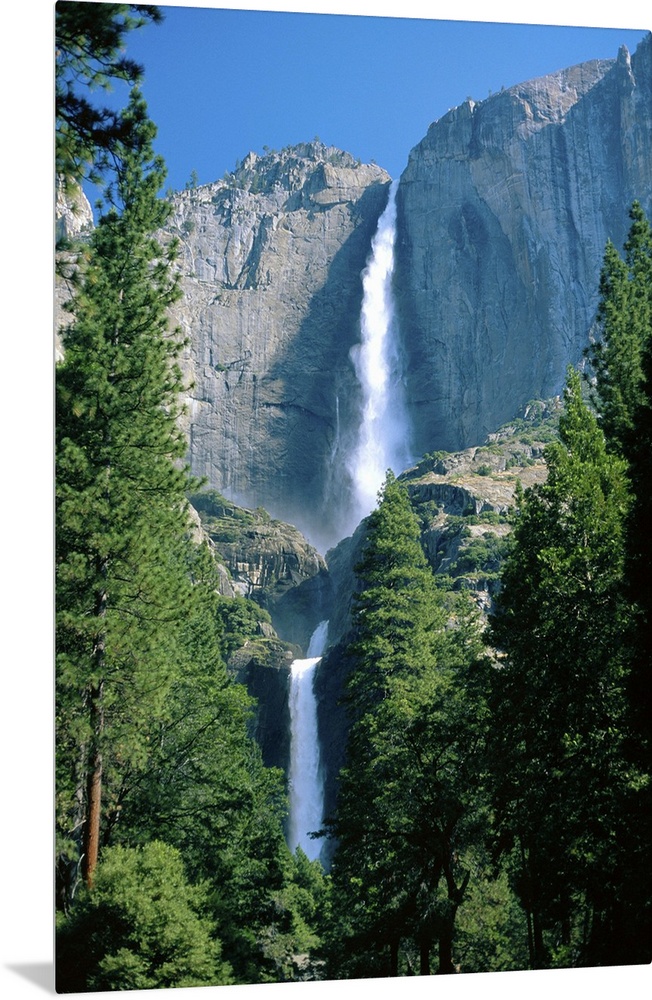 Upper and Lower Yosemite Falls, California