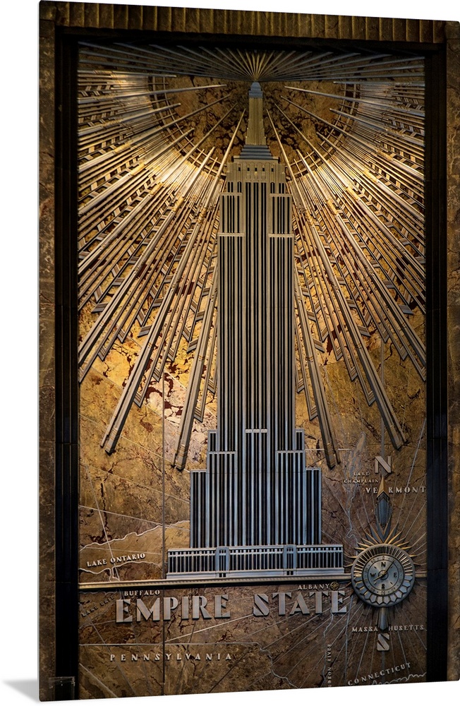 Lobby of the Empire State Building.