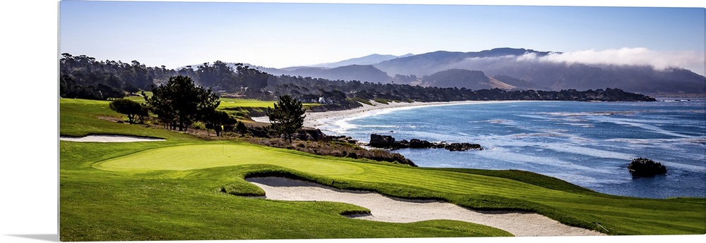 Pebble Beach golf course, Monterey, California.