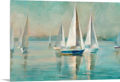 Sailboats at Sunrise