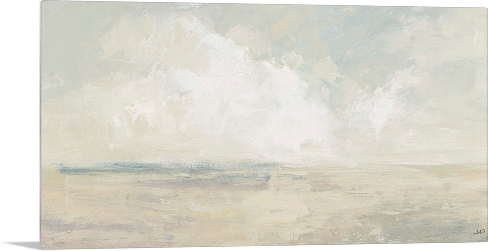 Abstract landscape of where the sky meets the sand.