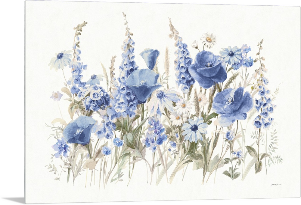 Wildflowers in Bloom I Blue