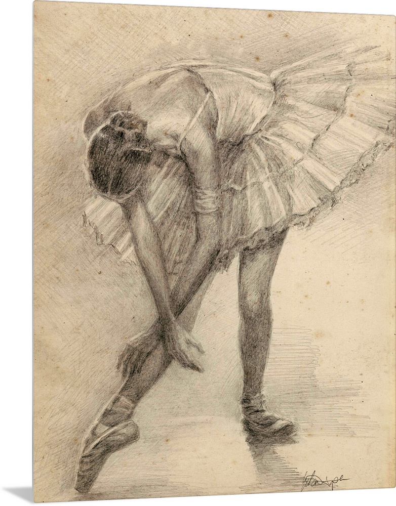 Antique Ballerina Study II