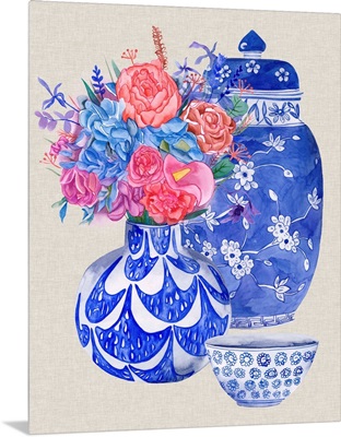 Delft Blue Vases I