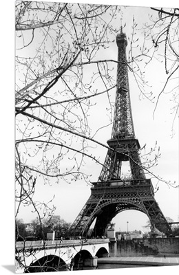 Eiffel Tower Along The Seine River