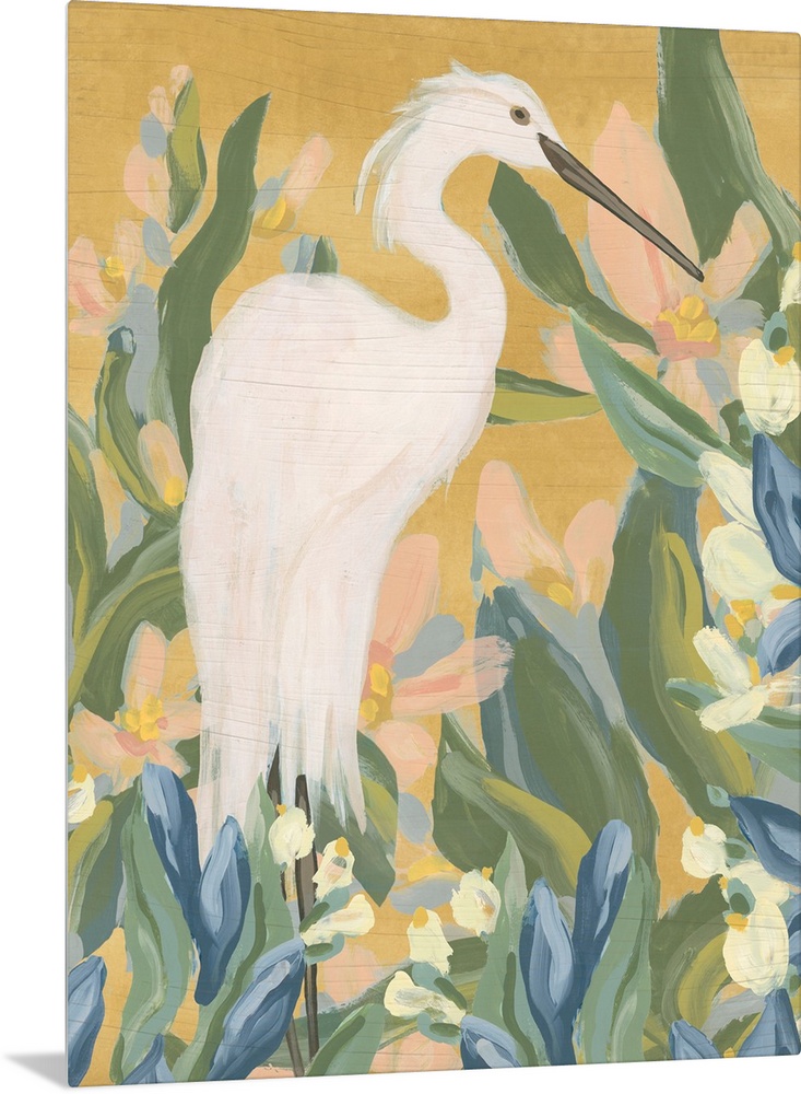 Floral Egret II