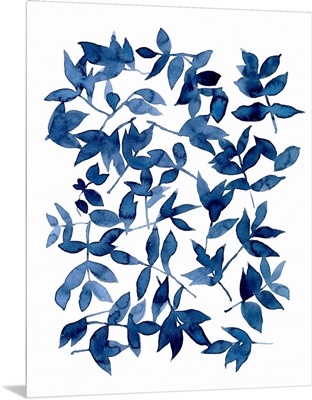 Indigo Fallen Leaves II