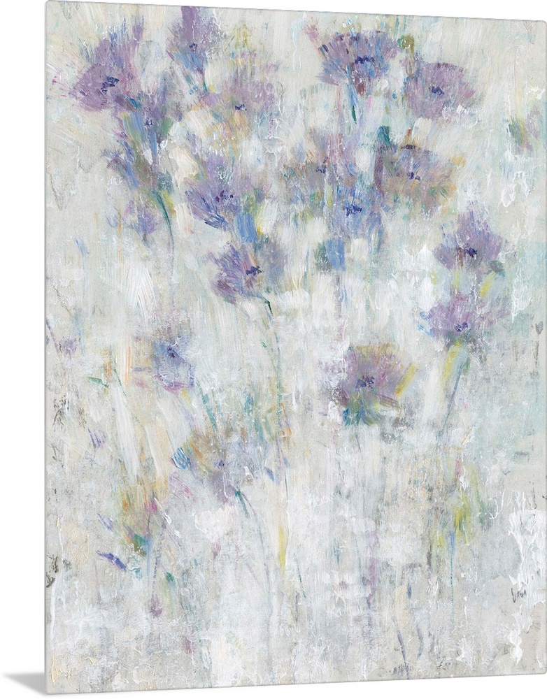 Lavender Floral Fresco I