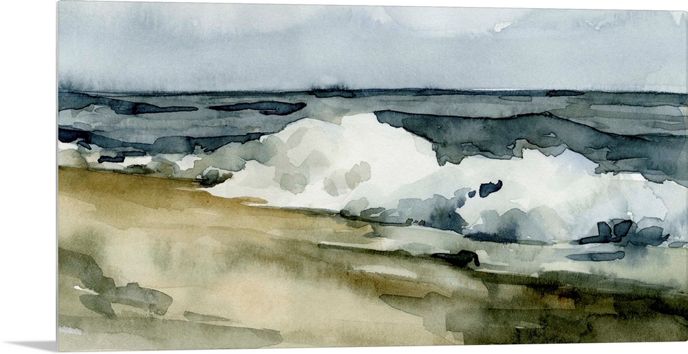 Loose Watercolor Waves II