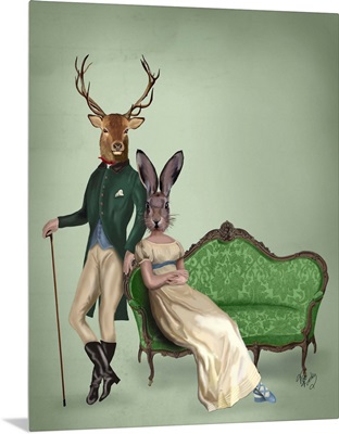 Mr Deer and Mrs Rabbit