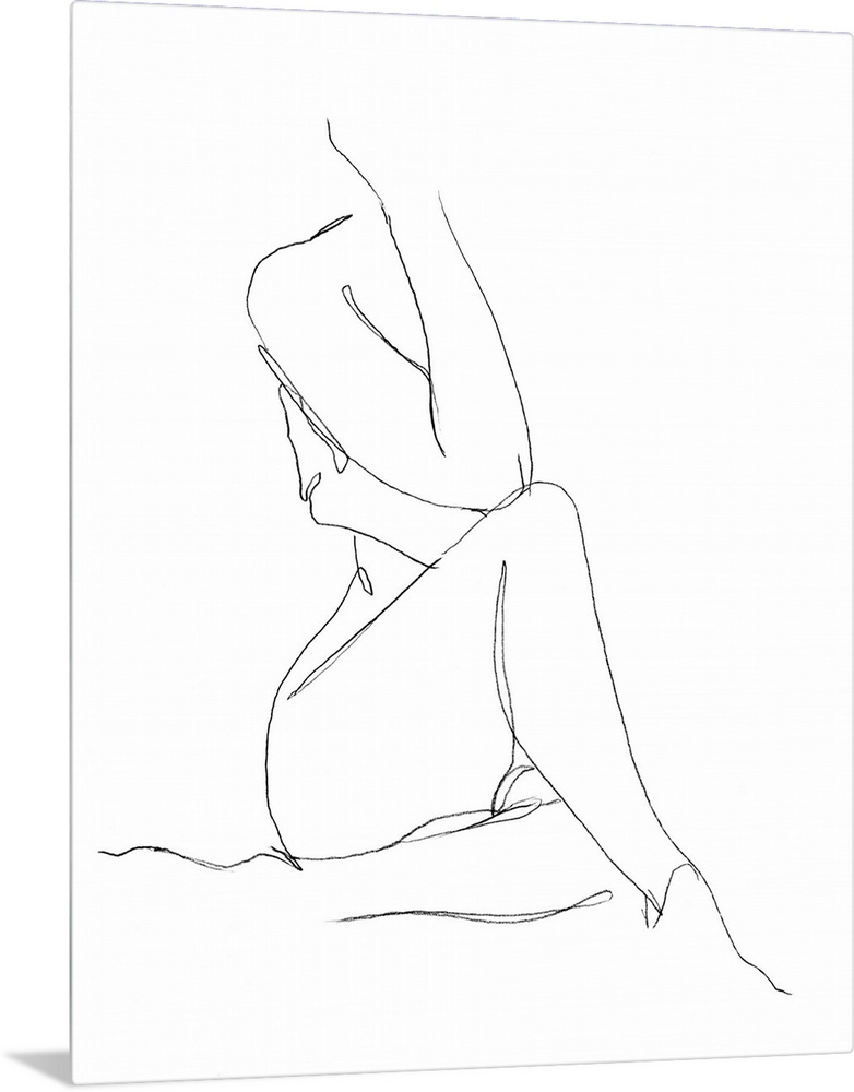 Nude Contour Sketch I